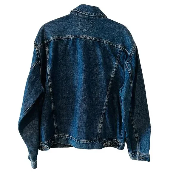Vintage Guess Denim‎ Jean Trucker Jacket Men's USA Made SZ L Style 10807